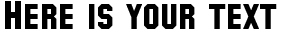 Your preview of SF Collegiate Solid font