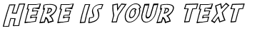 Your preview of SF Comic Script Outline font