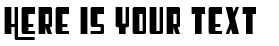 Your preview of SF Cosmic Age font