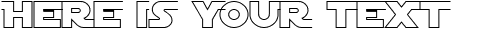 Your preview of SF Distant Galaxy Alternate Outline font