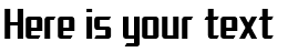 Your preview of SF Electrotome font