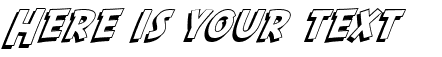 Your preview of SF Fedora Shadow font