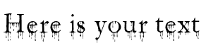 Your preview of SF Gushing Meadow font