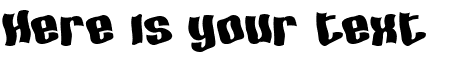 Your preview of SF Hallucination Extreme font