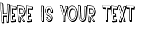 Your preview of SF Intoxicated Blues Shaded font