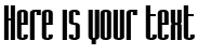 Your preview of SF Iron Gothic font