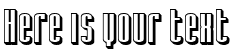 Your preview of SF Iron Gothic Shaded font