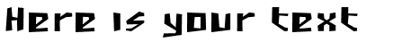 Your preview of SF Junk Culture font