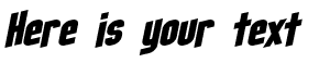 Your preview of SF Obliquities font