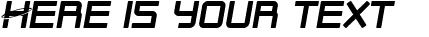 Your preview of SF Outer Limits font