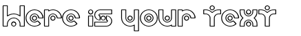 Your preview of SF Planetary Orbiter Outline font