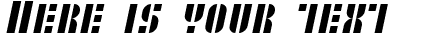 Your preview of SF Retrosplice SC font