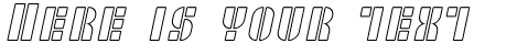 Your preview of SF RetroSplice SC Outline font