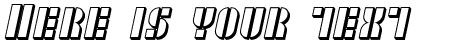 Your preview of SF RetroSplice SC Shaded font
