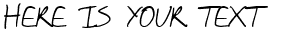 Your preview of SF Scribbled Sans SC font