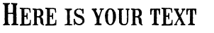 Your preview of Mailart Rubberstamp font