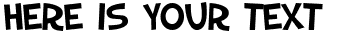 Your preview of SF Slapstick Comic font