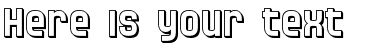 Your preview of SF Speedwaystar Shaded font