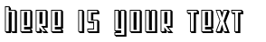 Your preview of SF Square Root Shaded font