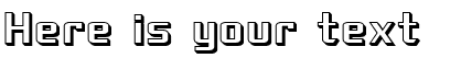 Your preview of SF Theramin Gothic Shaded font