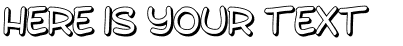 Your preview of SF Toontime Shaded font