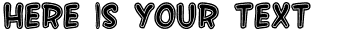 Your preview of SF Wonder Comic Inline font
