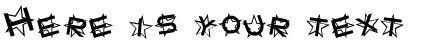 Your preview of SF Star Dust font