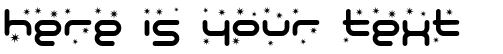 Your preview of SF Technodelight font