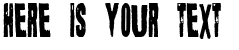 Your preview of Lugosi font