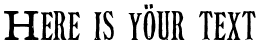 Your preview of Tuce font