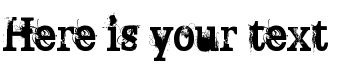 Your preview of Broken Ghost font
