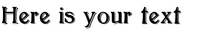 Your preview of Bolton Shadowed font