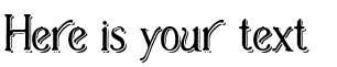 Your preview of Casua Shopsign font