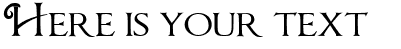 Your preview of Chocolate Box font