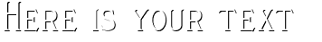 Your preview of Cleaver's Juvenia Embossed font