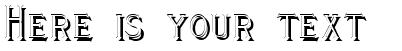 Your preview of Cleaver's Juvenia Shadowed font
