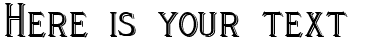 Your preview of Cleaver's Juvenia Blocked font