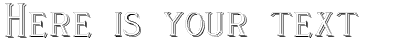 Your preview of Cleaver's Juvenia Raised font