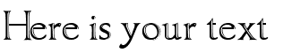 Your preview of Imperator Bronze font