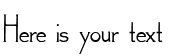 Your preview of Landsdowne font