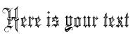 Your preview of Minster 5 font