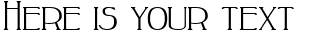Your preview of Peake font