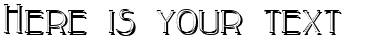 Your preview of Peake Shadow font