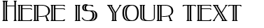 Your preview of Peake Doubled font