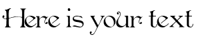 Your preview of Penshurst font