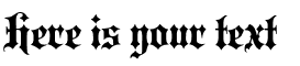 Your preview of Portcullion font