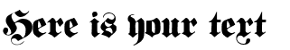 Your preview of Proclamate font