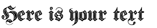 Your preview of Proclamate Incised font