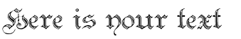 Your preview of Teutonic 2 font