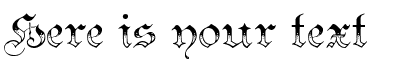 Your preview of Teutonic 3 font